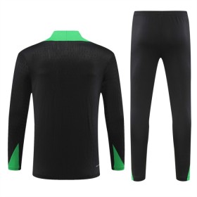Brésil Sweat d'Entraînement Quart-Zip Noire 2024-25